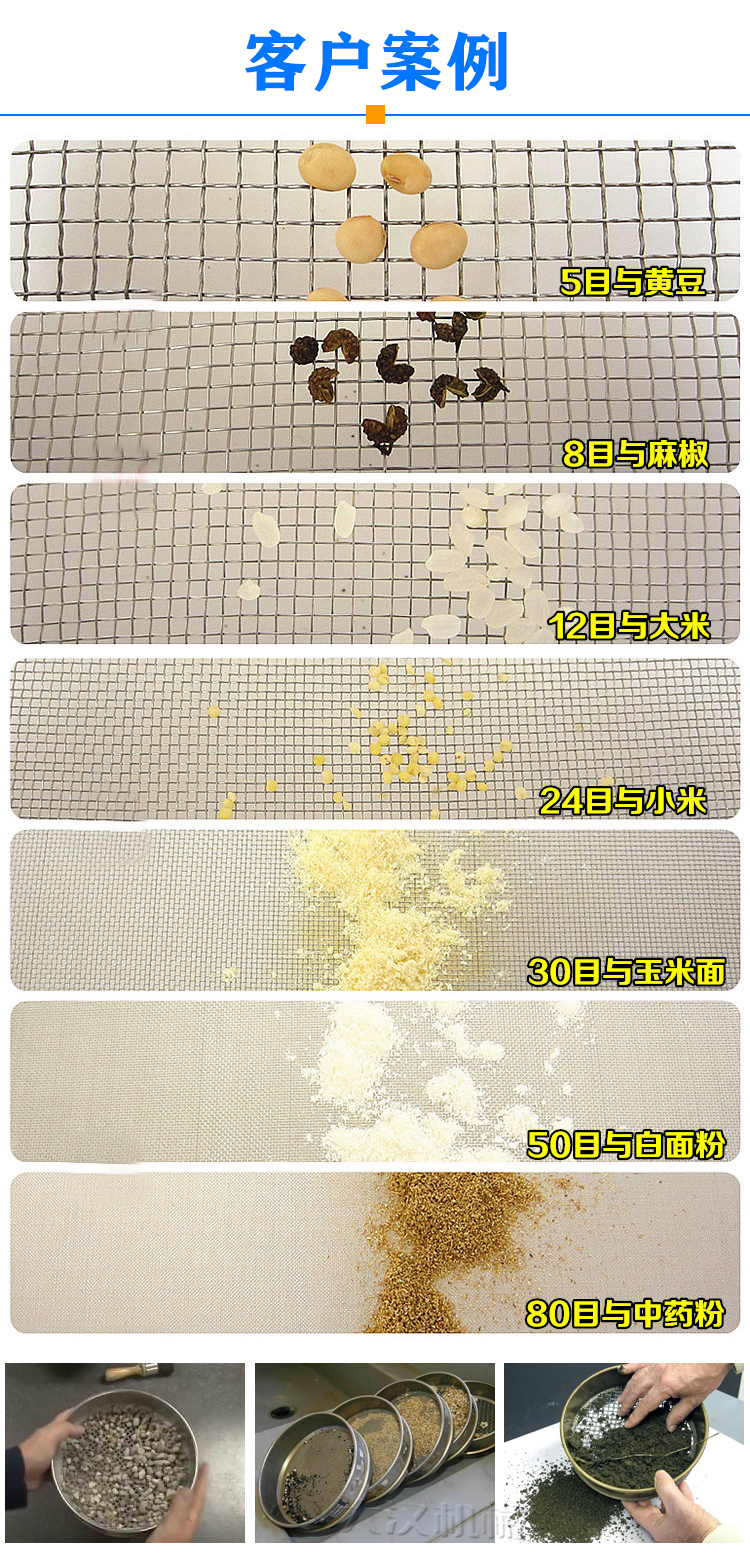 300mm試驗篩客戶案例